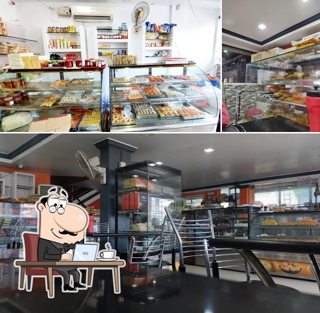 The interior of Anand Bakery