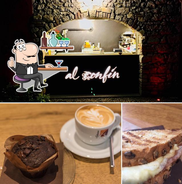 Gli interni di Bar Gelateria al Confin