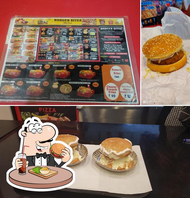 Order a burger at Burger Bites