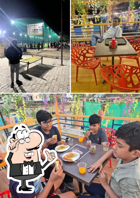 The interior of Shiva Sports & Food Hub