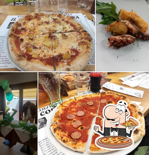 Ordina tra le molte varianti di pizza