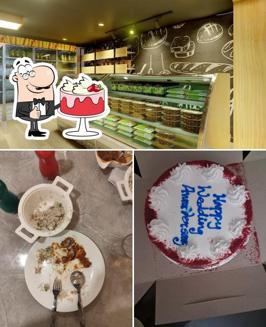 Red velvet cake at Amer Bakery
