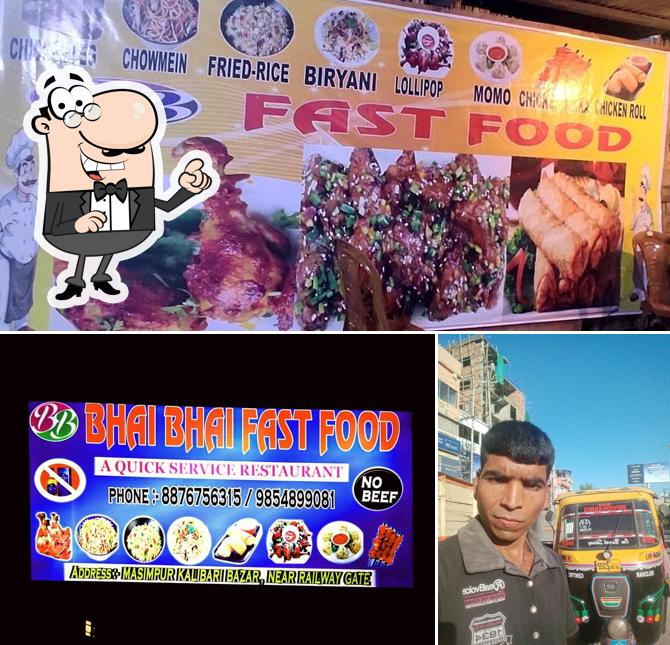 The exterior of Bhai Bhai Fast Food
