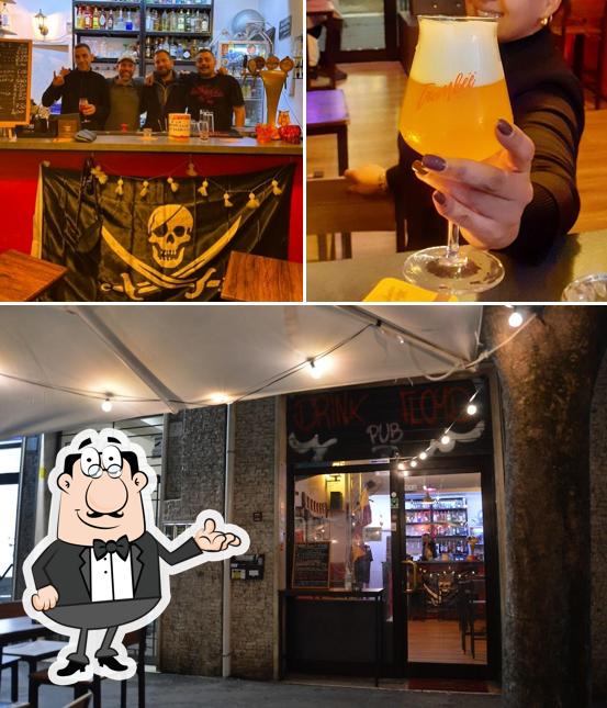 Gli interni di Drink Floyd Pub
