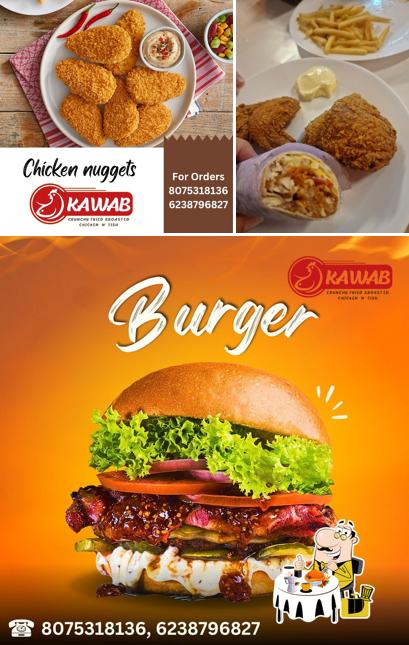 Food at Kawab Fried Chicken Aluva