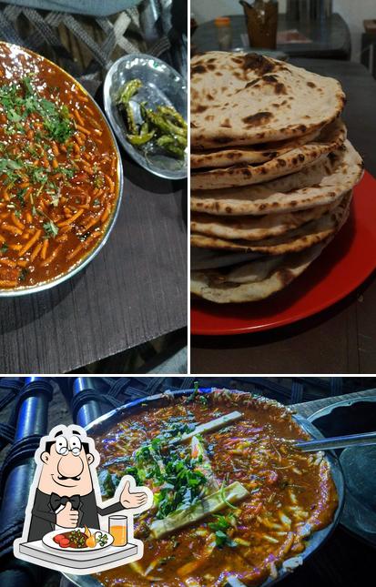 Food at New Haryana Rajasthan Hotel