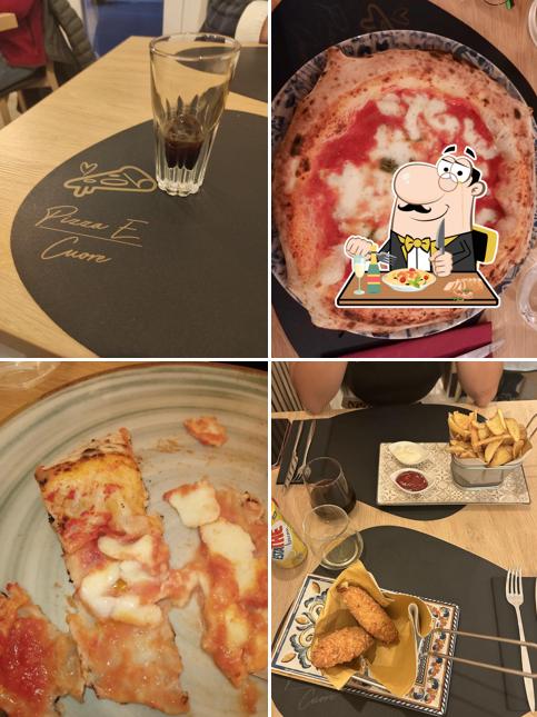 Cibo al Pizza e cuore