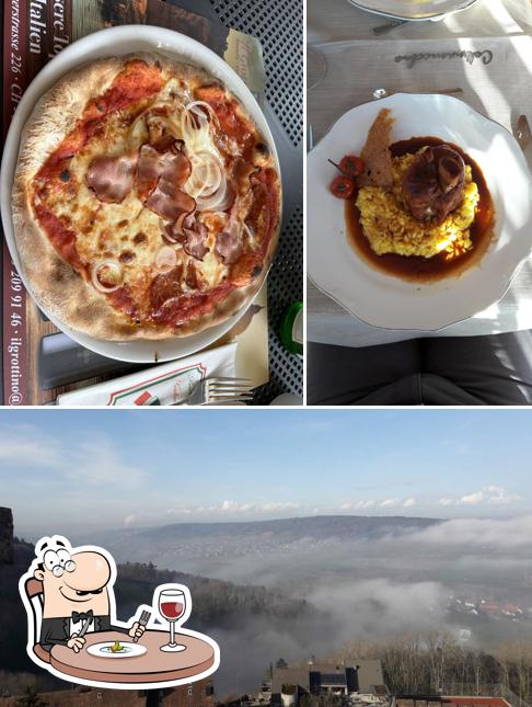 Questa è la foto che raffigura la cibo e esterno di Ristorante Bocciodromo Winterthur
