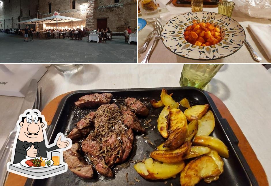 La immagine di cibo e esterno da Ristorante Il Lepre