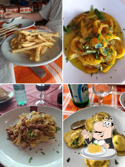 Spaghetti alla carbonara al Ristorante Pizzeria Antico Borgo Venafro