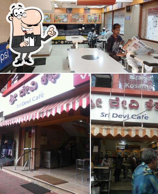 The interior of Sri Devi Cafe