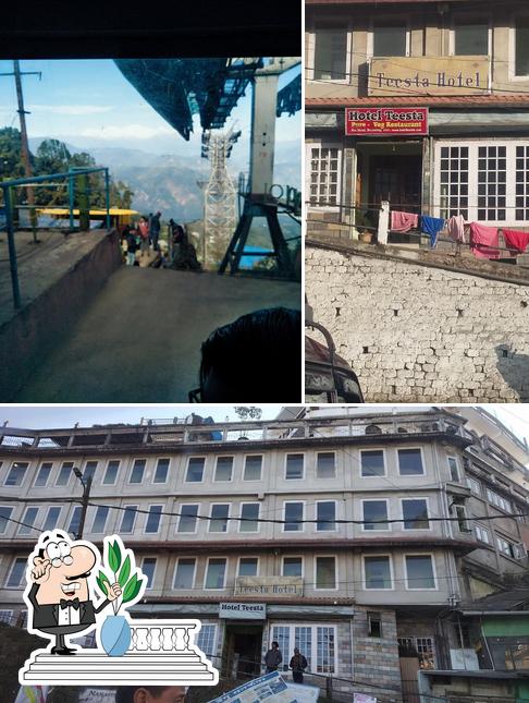 The exterior of TEESTA HOTEL , DARJEELING