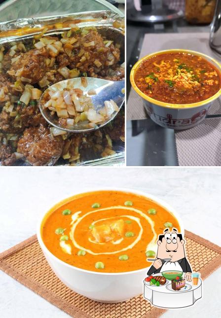 Hot and sour soup at Rudra Garden Restaurant