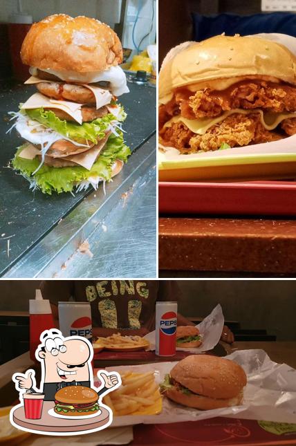 Try out one of the burgers served at Muscat Burger
