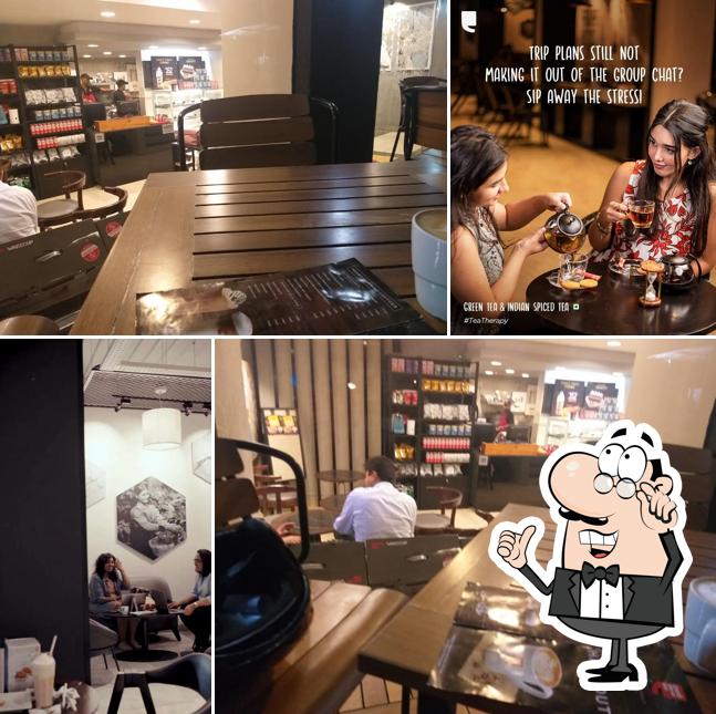 The interior of Café Coffee Day