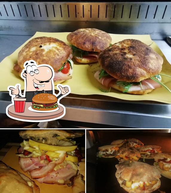 Ordina un hamburger a Pizz’ Stop da Gabriele