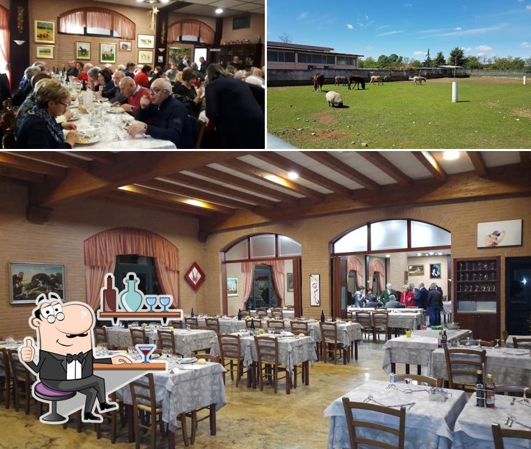 La interni e esterno del ristorante