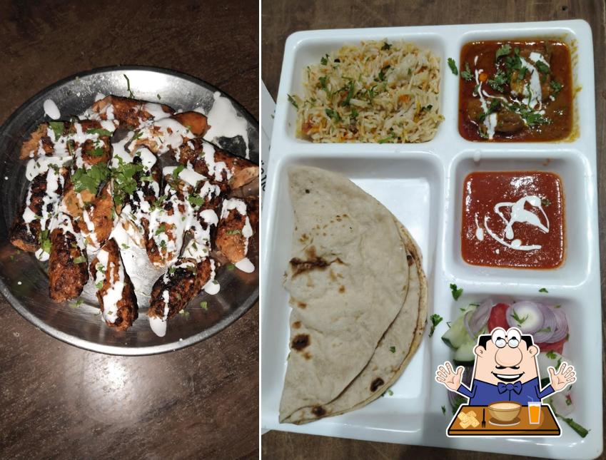 Meals at Alnaaz best chicken biryani in zirakpur best veg non veg dhaba