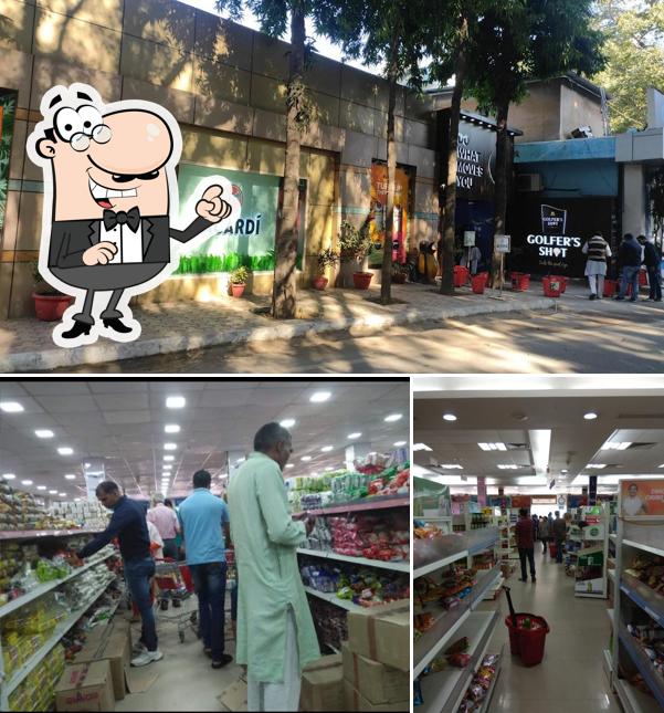 Among different things one can find interior and exterior at CSD - WAC Canteen