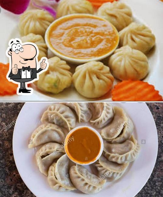 See the pic of Jhol momo
