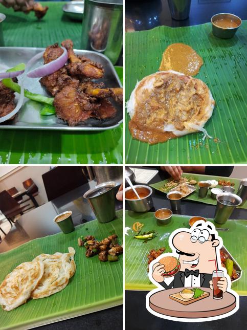 Order a burger at Junior Kuppanna