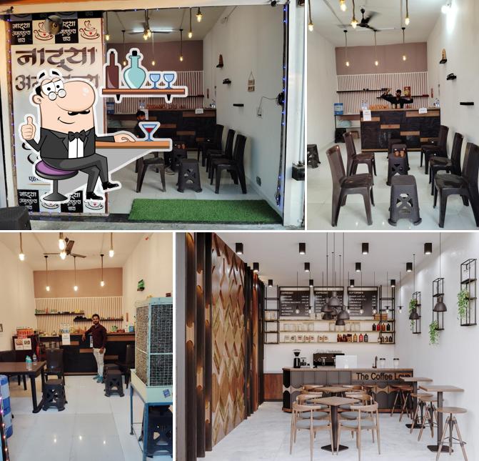 The interior of Nadya Amrittulya Chai and fast food