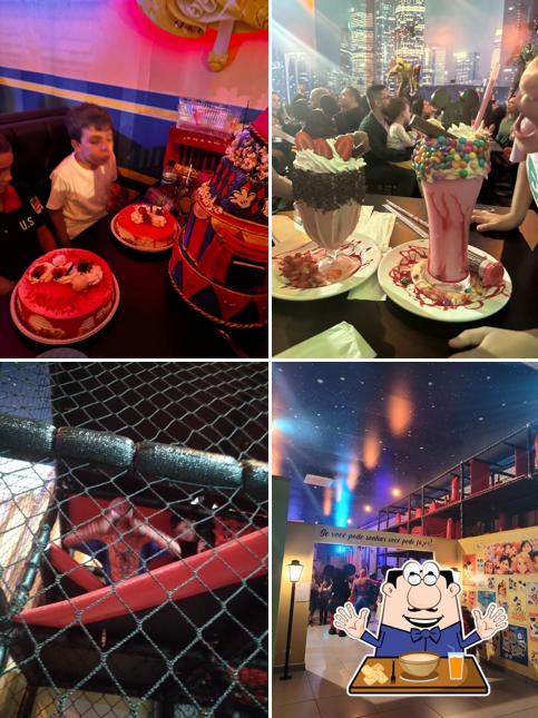 Platos en Orlando Magic Burger Gru