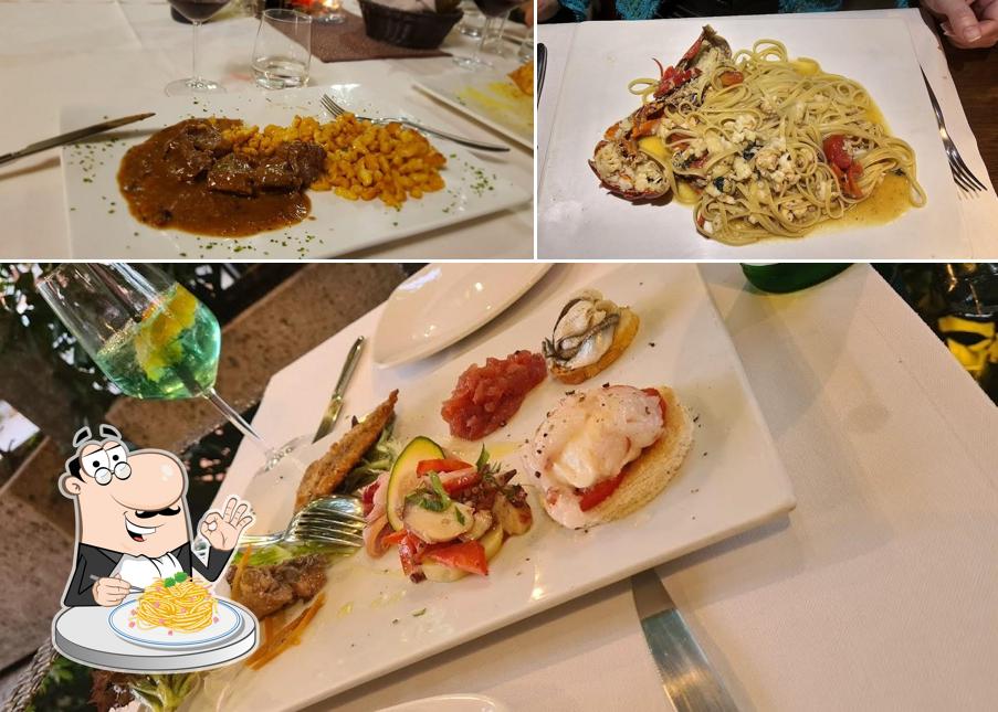 Spaghetti alla carbonara al Ristorante Grotto da Giuliano