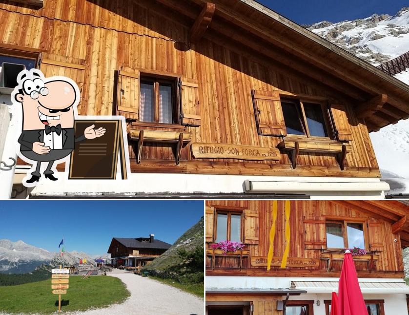 Goditi la vista dagli esterni di Rifugio Son Forca