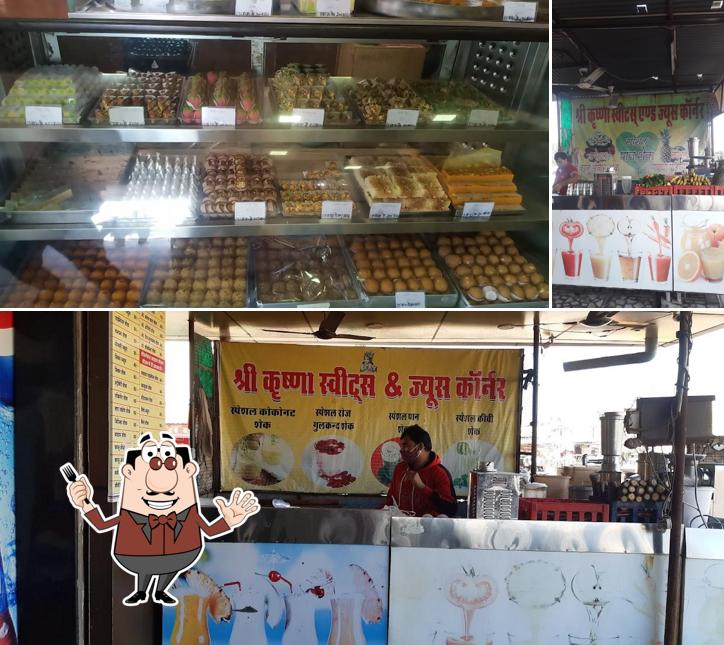 Shree Krishna Sweets is distinguished by food and beverage
