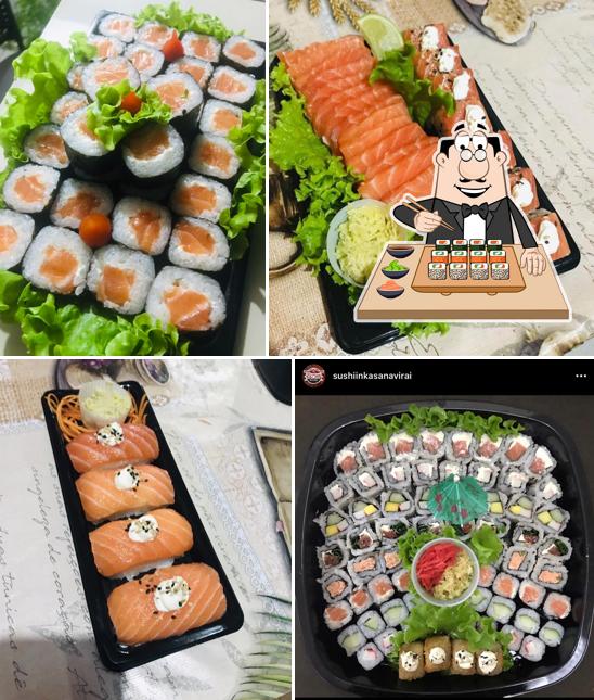 Sushi in kasa