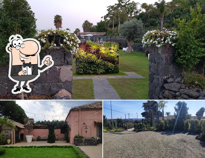 Guarda l'area esterna di Antica Meridiana