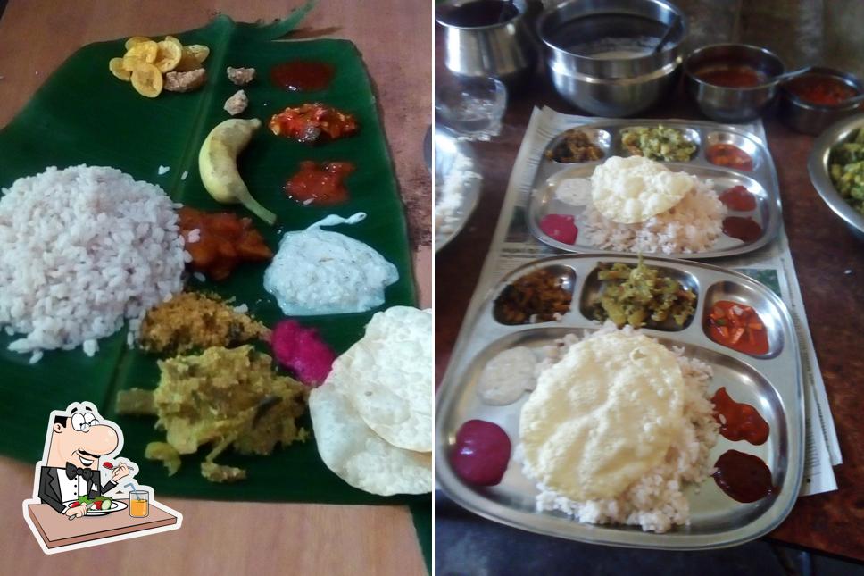 Food at Aryan Hotel.kottoor. kappukad rod