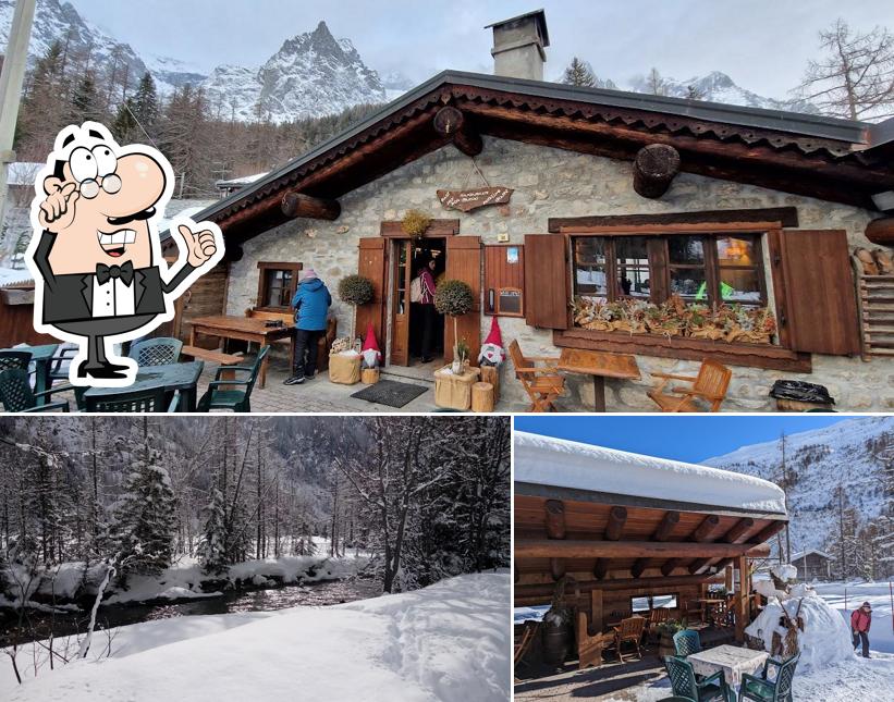 Guarda la immagine che presenta la interni e esterno di Bar Lo Brenlo