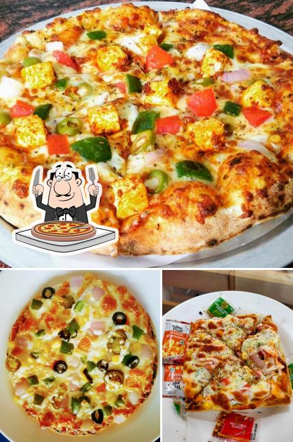 Try out pizza at CC Cafe