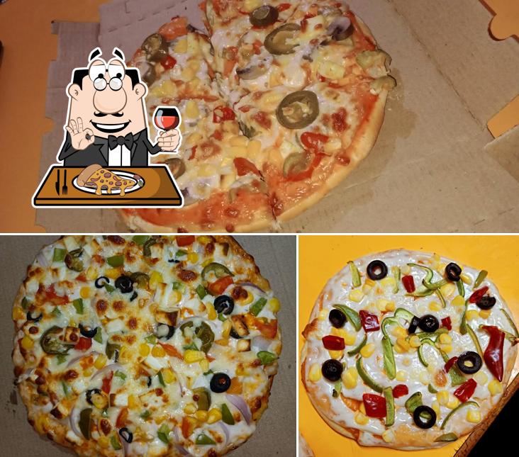 Try out pizza at Pizza49