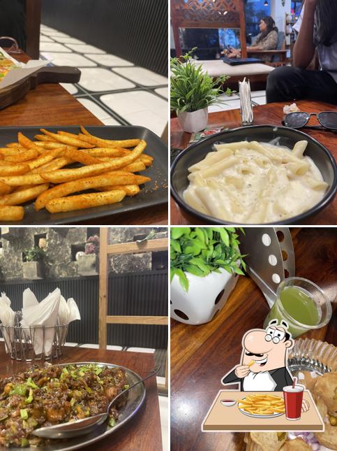 French fries at Cafe & Dine