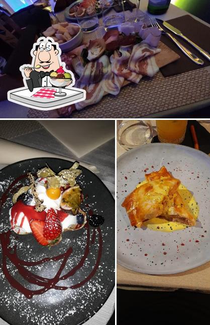 Dieci10 Bergamo serve un'ampia varietà di dessert