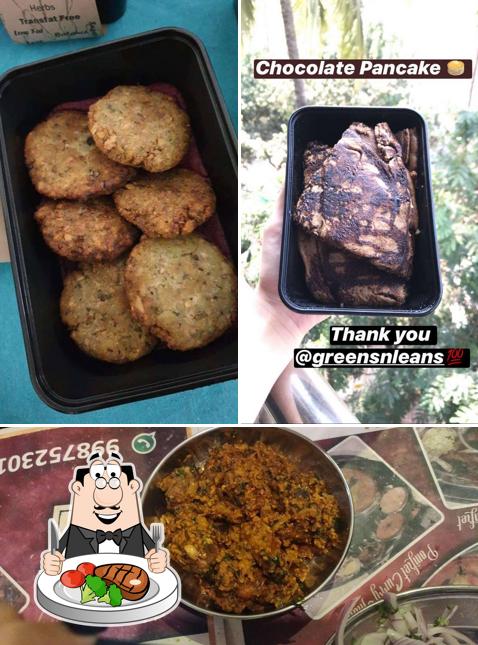 Order meat meals at Greens N Leans