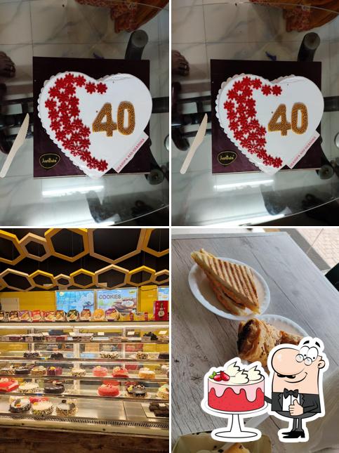 Red velvet cake at Just Bake Tadepalli