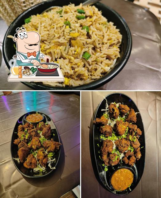 Fried rice at Konkan hill top family restaurant