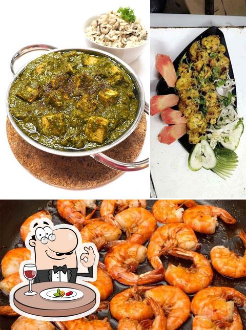 Food at Maharaj Bag Lawn