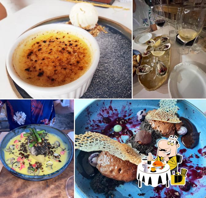 Creme brulée em Medí Kitchen + Bar