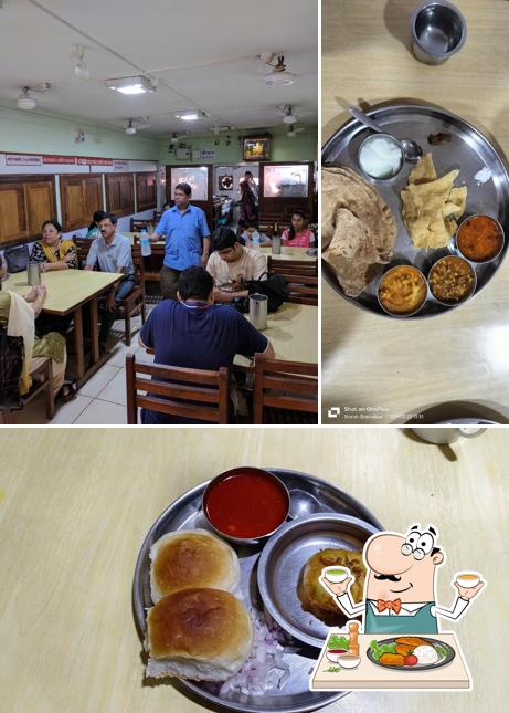 The image of Savarkar Bhojanalay’s food and interior