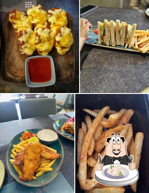 Dumplings at Slash Resto Cafe