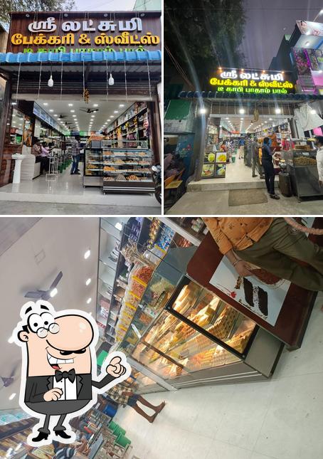 The interior of Sri Lakshmi Sweets, Bakery & Fastfood