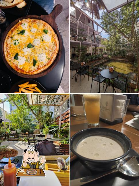 Try out pizza at The Spiceberry