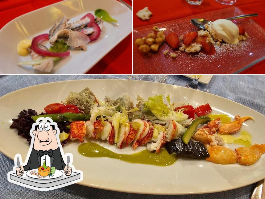 Cibo al Hostaria Santa Lucia