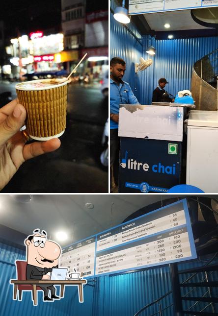 The interior of Litre Chai