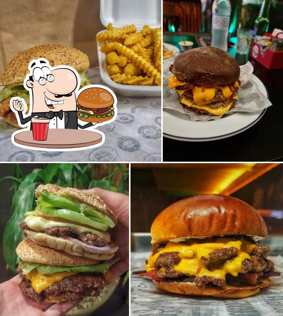 Experimente um hambúrguer no Future's Burger